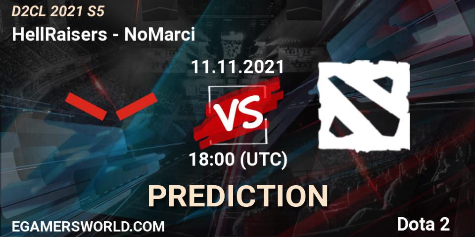 HellRaisers vs NoMarci: Betting TIp, Match Prediction. 11.11.2021 at 18:02. Dota 2, Dota 2 Champions League 2021 Season 5
