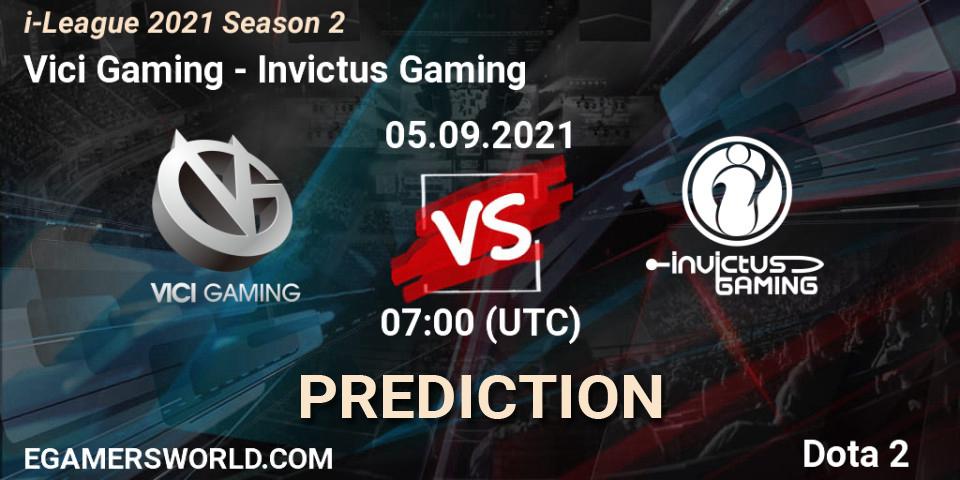 Vici Gaming vs Invictus Gaming: Betting TIp, Match Prediction. 05.09.2021 at 07:05. Dota 2, i-League 2021 Season 2