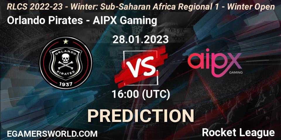 Orlando Pirates vs AIPX Gaming: Betting TIp, Match Prediction. 28.01.23. Rocket League, RLCS 2022-23 - Winter: Sub-Saharan Africa Regional 1 - Winter Open