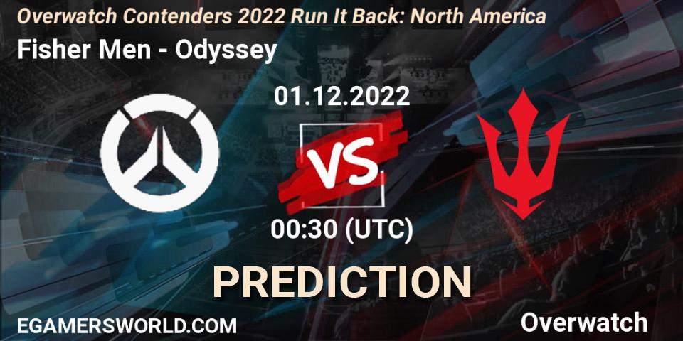 Fisher Men vs Odyssey: Betting TIp, Match Prediction. 01.12.22. Overwatch, Overwatch Contenders 2022 Run It Back: North America