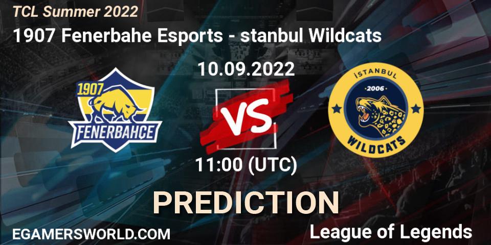 1907 Fenerbahçe Esports vs İstanbul Wildcats: Betting TIp, Match Prediction. 10.09.22. LoL, TCL Summer 2022