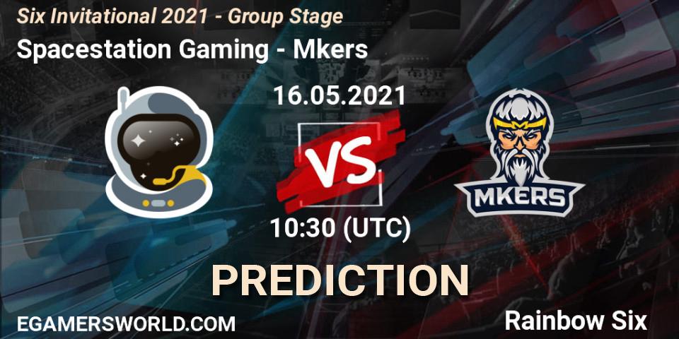 Spacestation Gaming vs Mkers: Betting TIp, Match Prediction. 16.05.2021 at 10:30. Rainbow Six, Six Invitational 2021 - Group Stage