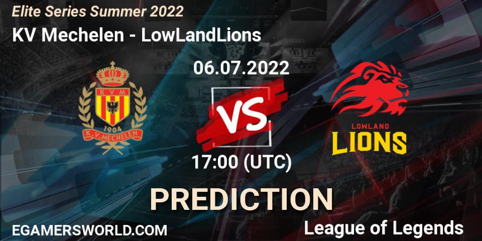 KV Mechelen vs LowLandLions: Betting TIp, Match Prediction. 06.07.22. LoL, Elite Series Summer 2022