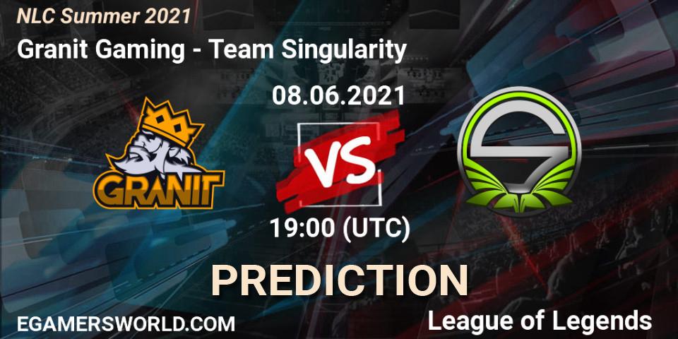 Granit Gaming vs Team Singularity: Betting TIp, Match Prediction. 08.06.2021 at 19:00. LoL, NLC Summer 2021