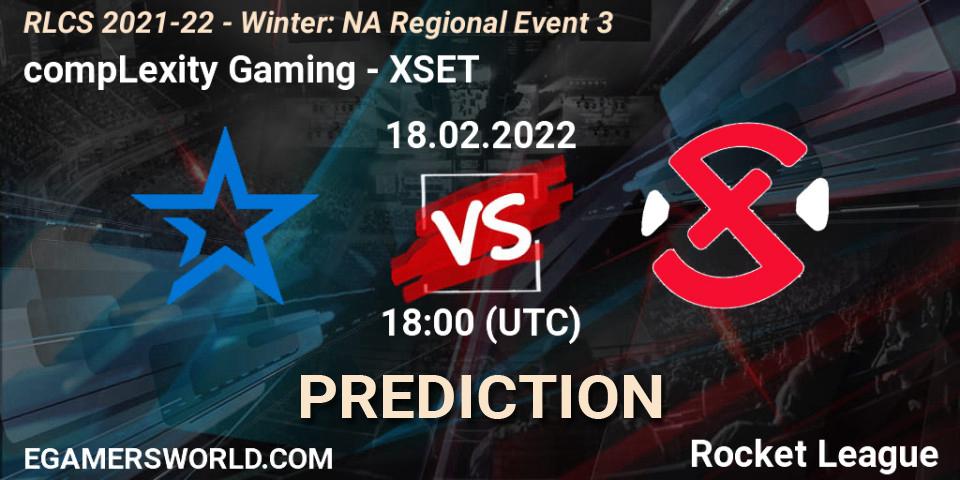 compLexity Gaming vs XSET: Betting TIp, Match Prediction. 18.02.22. Rocket League, RLCS 2021-22 - Winter: NA Regional Event 3