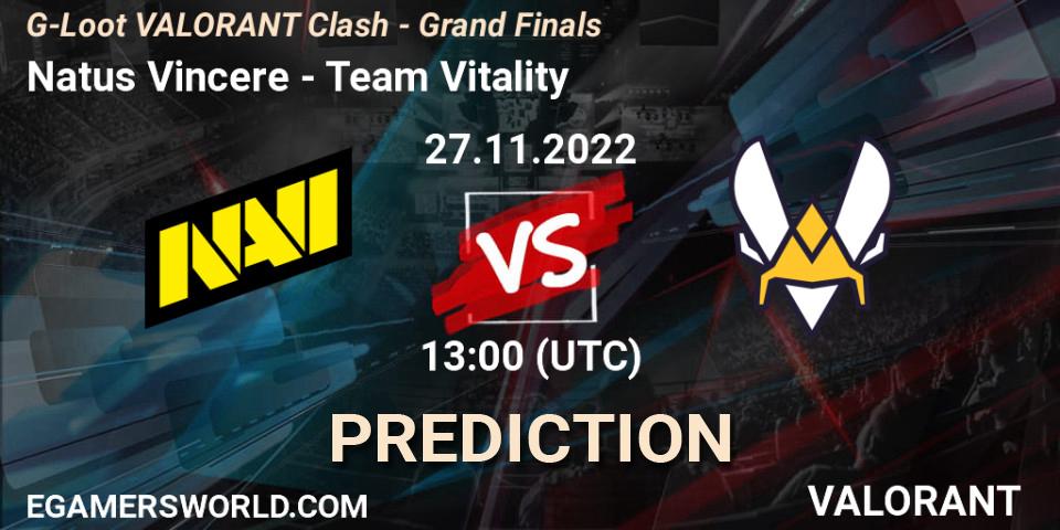 Natus Vincere vs Team Vitality: Betting TIp, Match Prediction. 27.11.22. VALORANT, G-Loot VALORANT Clash - Grand Finals
