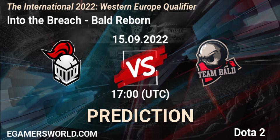 Into the Breach vs Bald Reborn: Betting TIp, Match Prediction. 15.09.22. Dota 2, The International 2022: Western Europe Qualifier
