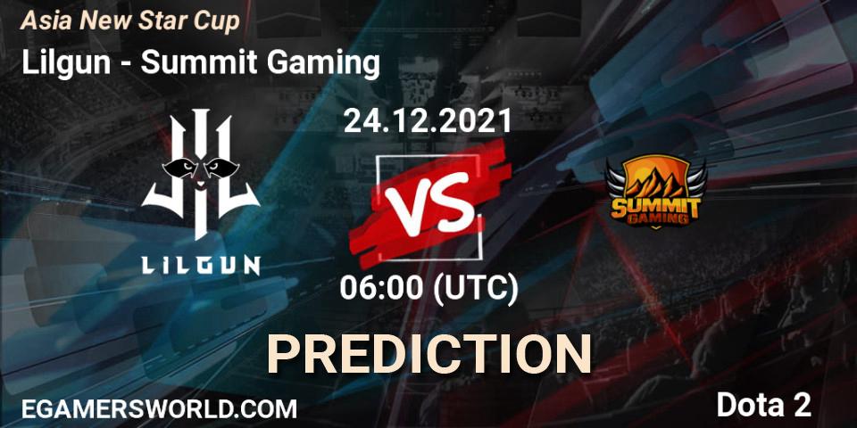 Lilgun vs Forest: Betting TIp, Match Prediction. 24.12.21. Dota 2, Asia New Star Cup