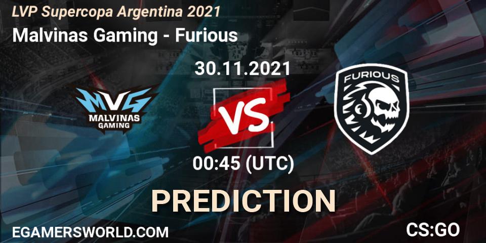 Malvinas Gaming vs Furious: Betting TIp, Match Prediction. 30.11.21. CS2 (CS:GO), LVP Supercopa Argentina 2021