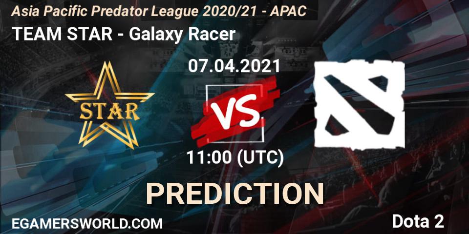 TEAM STAR vs Galaxy Racer: Betting TIp, Match Prediction. 07.04.2021 at 11:54. Dota 2, Asia Pacific Predator League 2020/21 - APAC