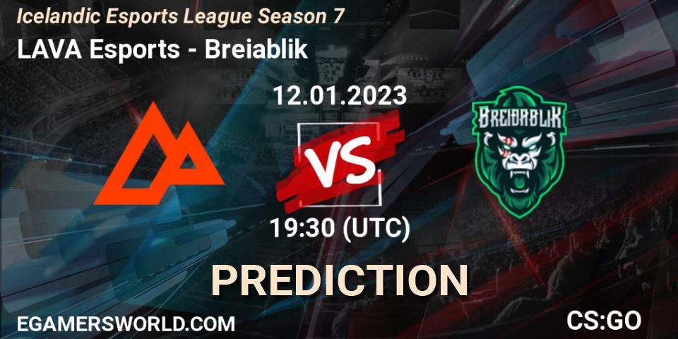 LAVA Esports vs Breiðablik: Betting TIp, Match Prediction. 10.01.23. CS2 (CS:GO), Icelandic Esports League Season 7