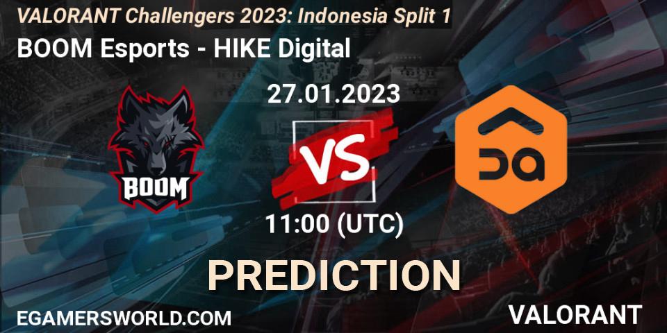 BOOM Esports vs HIKE Digital: Betting TIp, Match Prediction. 27.01.23. VALORANT, VALORANT Challengers 2023: Indonesia Split 1