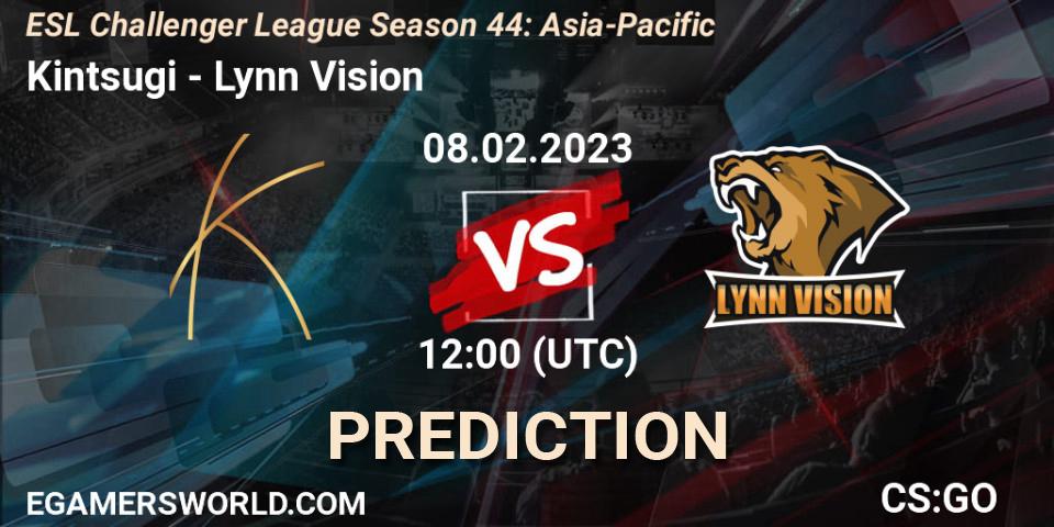 Kintsugi vs Lynn Vision: Betting TIp, Match Prediction. 08.02.23. CS2 (CS:GO), ESL Challenger League Season 44: Asia-Pacific