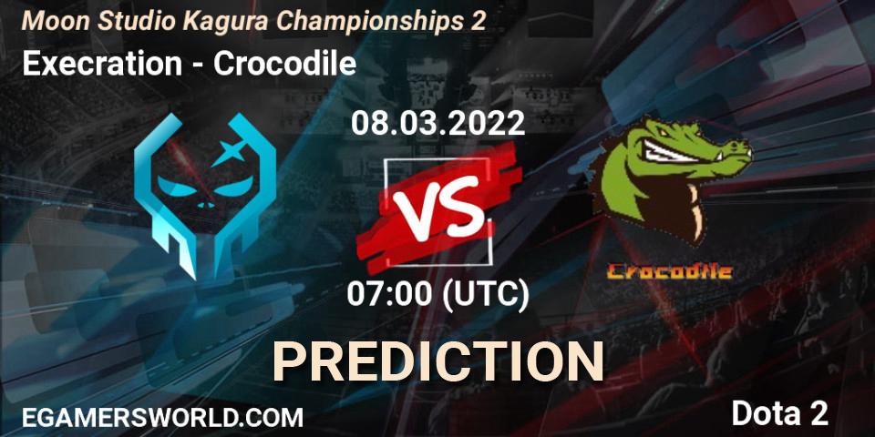 Execration vs Crocodile: Betting TIp, Match Prediction. 08.03.2022 at 07:47. Dota 2, Moon Studio Kagura Championships 2