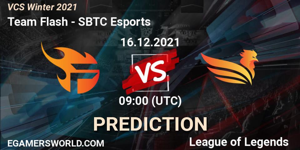 Team Flash vs SBTC Esports: Betting TIp, Match Prediction. 16.12.21. LoL, VCS Winter 2021