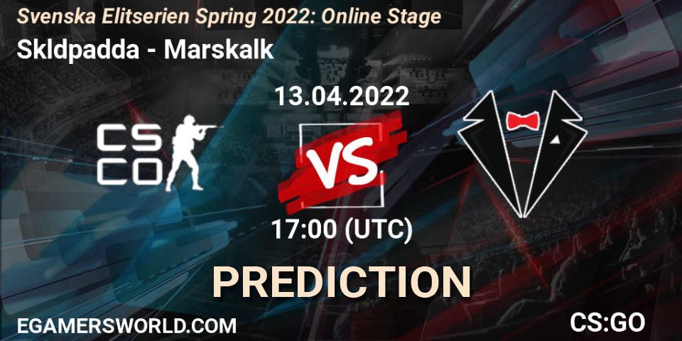 Sköldpadda vs Marskalk: Betting TIp, Match Prediction. 13.04.22. CS2 (CS:GO), Svenska Elitserien Spring 2022: Online Stage