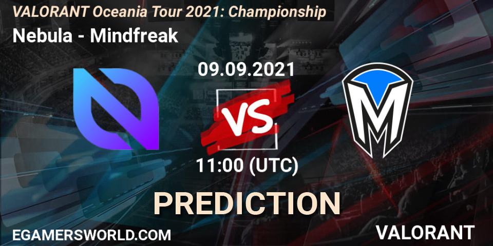 Nebula vs Mindfreak: Betting TIp, Match Prediction. 09.09.2021 at 11:00. VALORANT, VALORANT Oceania Tour 2021: Championship