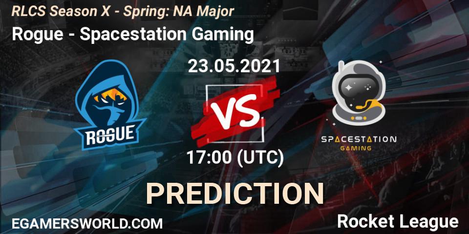 Rogue vs Spacestation Gaming: Betting TIp, Match Prediction. 23.05.21. Rocket League, RLCS Season X - Spring: NA Major