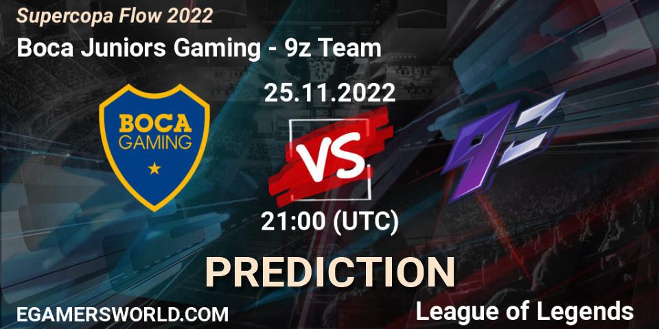 Boca Juniors Gaming vs 9z Team: Betting TIp, Match Prediction. 25.11.22. LoL, Supercopa Flow 2022