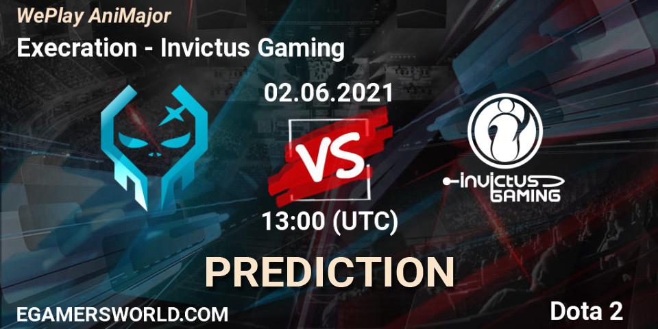 Execration vs Invictus Gaming: Betting TIp, Match Prediction. 02.06.2021 at 14:01. Dota 2, WePlay AniMajor 2021