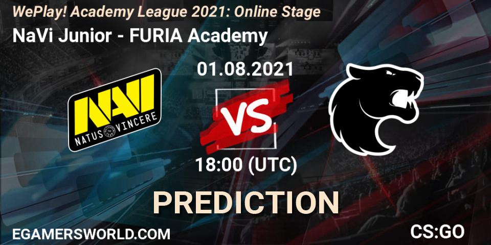 NaVi Junior vs FURIA Academy: Betting TIp, Match Prediction. 01.08.2021 at 17:45. Counter-Strike (CS2), WePlay Academy League Season 1: Online Stage