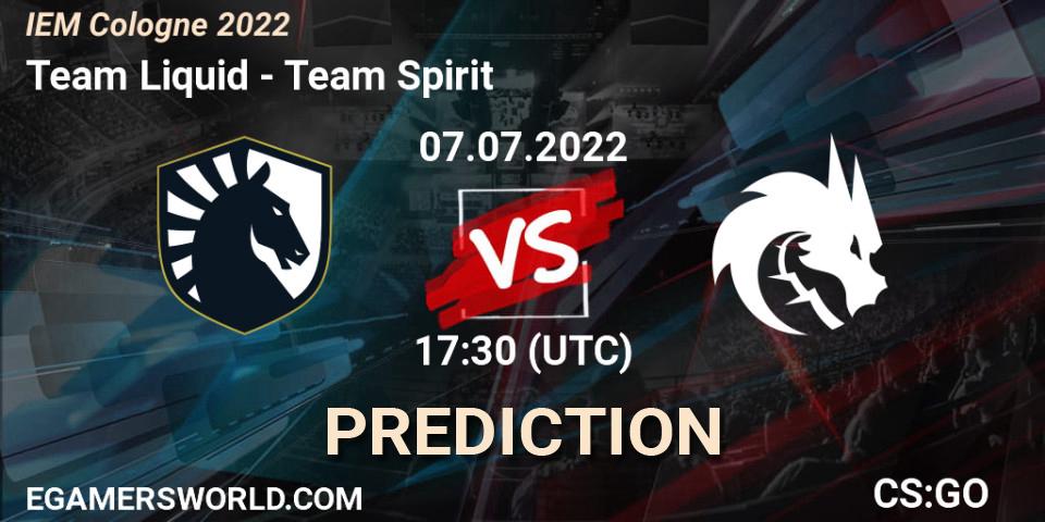 Team Liquid vs Team Spirit: Betting TIp, Match Prediction. 07.07.22. CS2 (CS:GO), IEM Cologne 2022