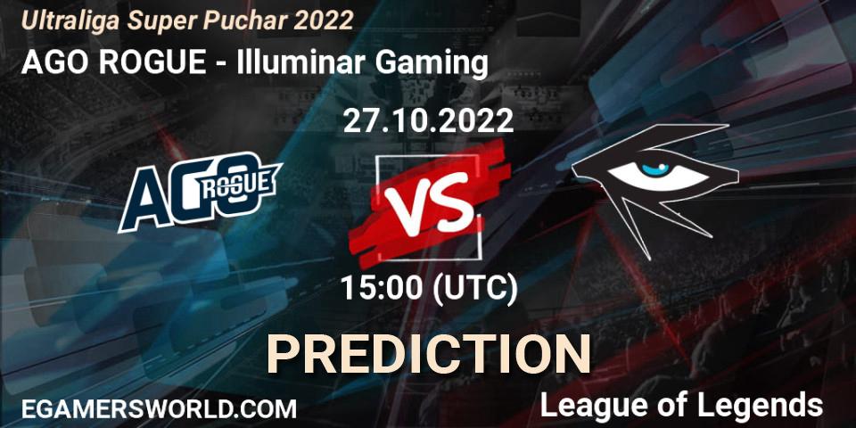 AGO ROGUE vs Illuminar Gaming: Betting TIp, Match Prediction. 27.10.2022 at 18:00. LoL, Ultraliga Super Puchar 2022