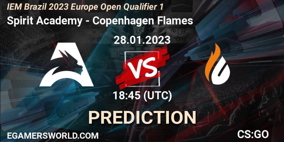 Spirit Academy vs Copenhagen Flames: Betting TIp, Match Prediction. 28.01.23. CS2 (CS:GO), IEM Brazil Rio 2023 Europe Open Qualifier 1