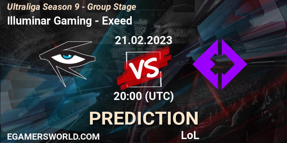 Illuminar Gaming vs Exeed: Betting TIp, Match Prediction. 22.02.23. LoL, Ultraliga Season 9 - Group Stage