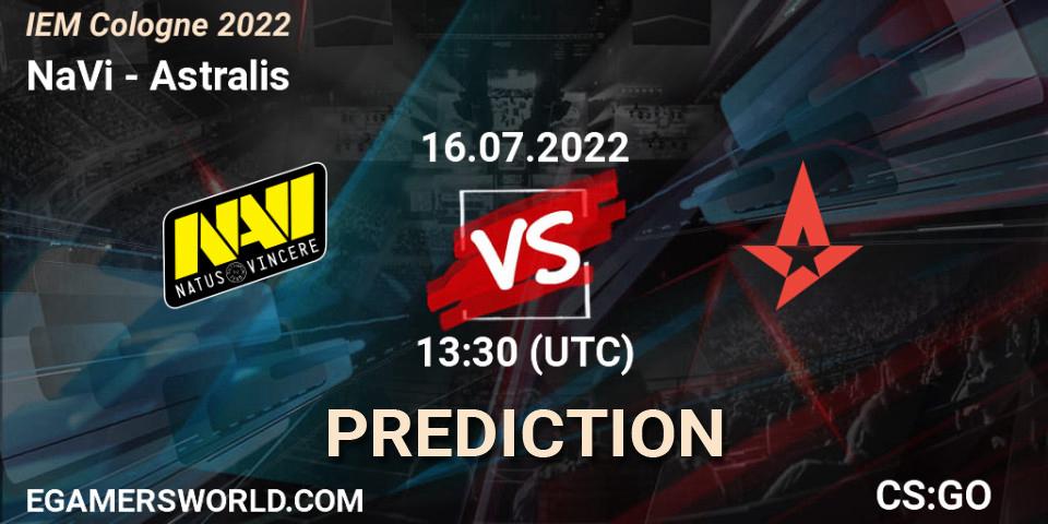NaVi vs Astralis: Betting TIp, Match Prediction. 16.07.2022 at 13:30. Counter-Strike (CS2), IEM Cologne 2022