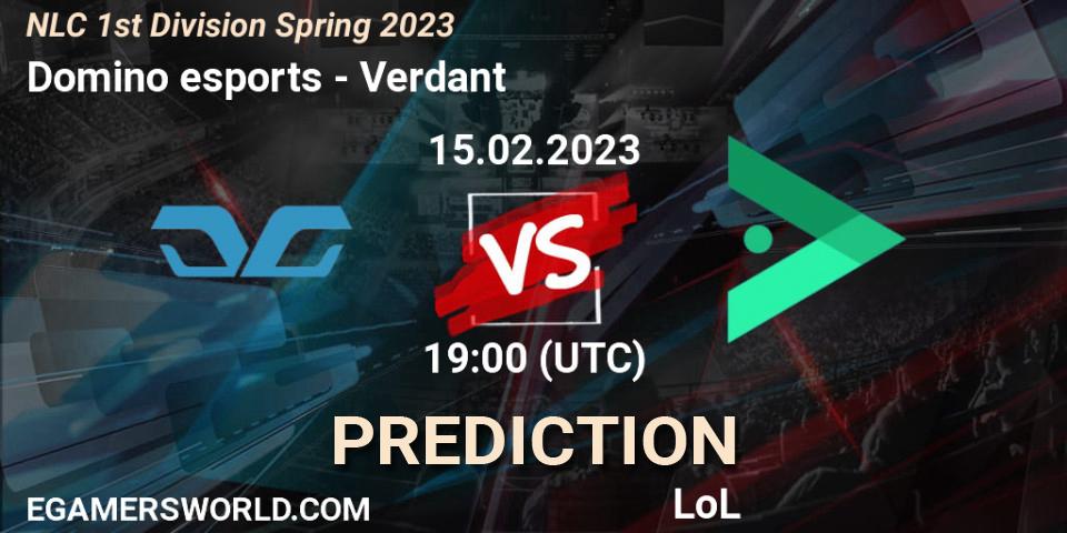 Domino esports vs Verdant: Betting TIp, Match Prediction. 15.02.23. LoL, NLC 1st Division Spring 2023