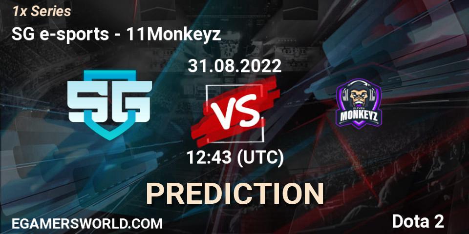 SG e-sports vs 11Monkeyz: Betting TIp, Match Prediction. 31.08.22. Dota 2, 1x Series