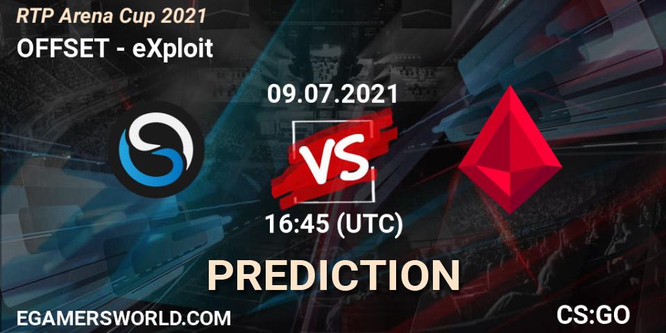 OFFSET vs eXploit: Betting TIp, Match Prediction. 09.07.21. CS2 (CS:GO), RTP Arena Cup 2021