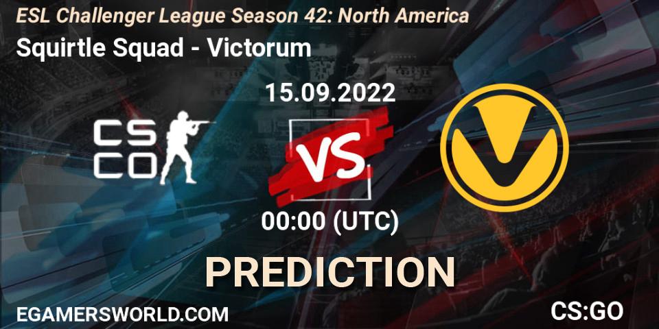 Squirtle Squad vs Victorum: Betting TIp, Match Prediction. 20.09.22. CS2 (CS:GO), ESL Challenger League Season 42: North America