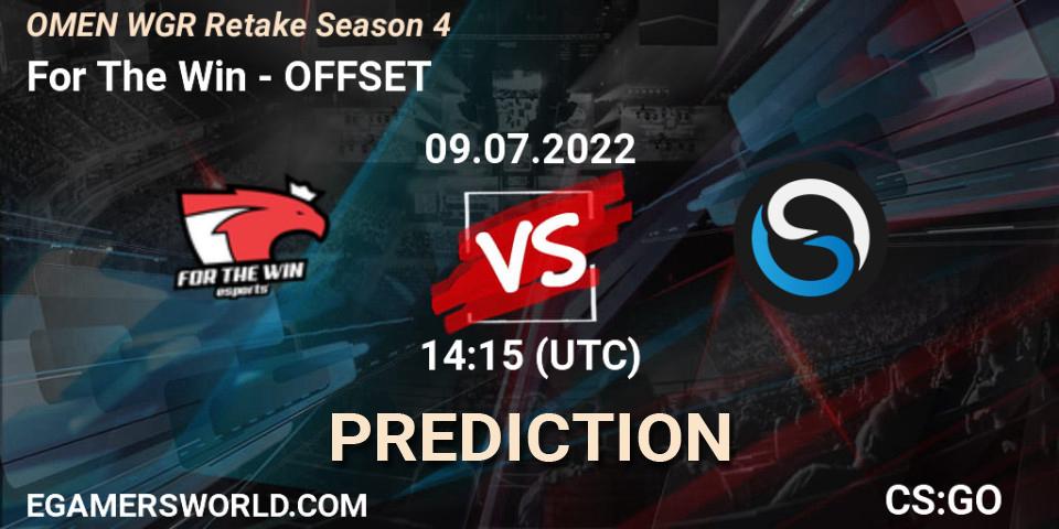 For The Win vs OFFSET: Betting TIp, Match Prediction. 09.07.22. CS2 (CS:GO), Circuito Retake Season 4