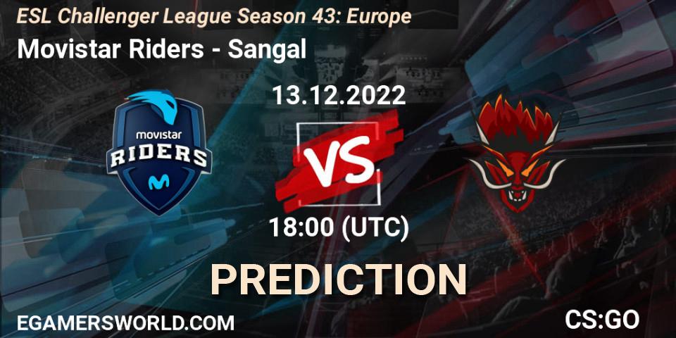 Movistar Riders vs Sangal: Betting TIp, Match Prediction. 13.12.22. CS2 (CS:GO), ESL Challenger League Season 43: Europe