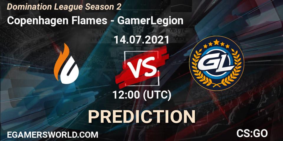 Copenhagen Flames vs GamerLegion: Betting TIp, Match Prediction. 14.07.21. CS2 (CS:GO), Domination League Season 2
