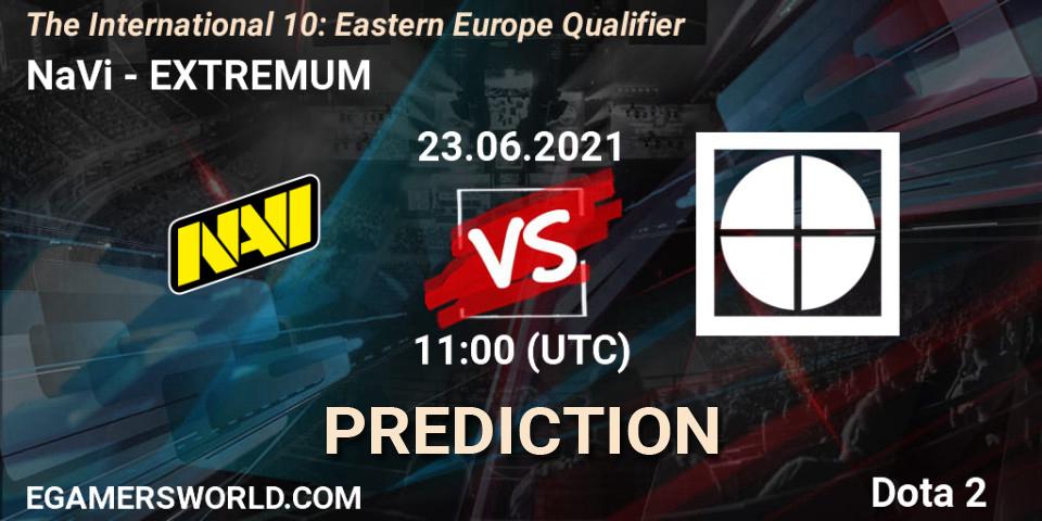 NaVi vs EXTREMUM: Betting TIp, Match Prediction. 23.06.21. Dota 2, The International 10: Eastern Europe Qualifier