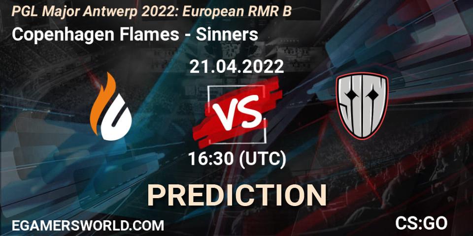 Copenhagen Flames vs Sinners: Betting TIp, Match Prediction. 21.04.22. CS2 (CS:GO), PGL Major Antwerp 2022: European RMR B