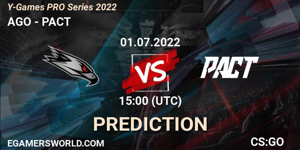 AGO vs PACT: Betting TIp, Match Prediction. 01.07.22. CS2 (CS:GO), Y-Games PRO Series 2022