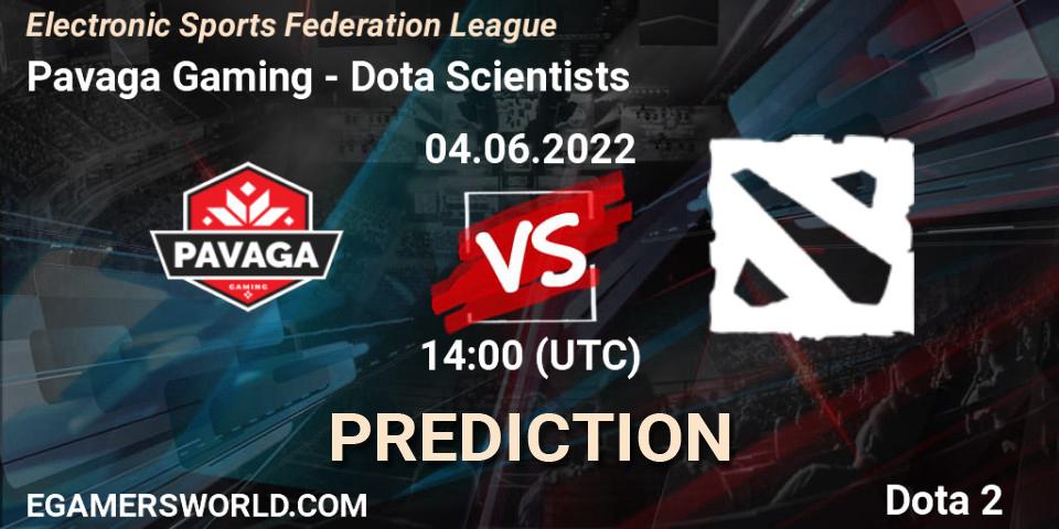 Pavaga Gaming vs Dota Scientists: Betting TIp, Match Prediction. 04.06.2022 at 15:07. Dota 2, Electronic Sports Federation League