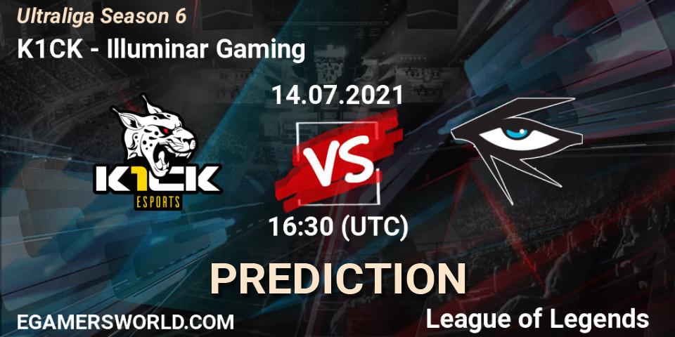 K1CK vs Illuminar Gaming: Betting TIp, Match Prediction. 14.07.21. LoL, Ultraliga Season 6