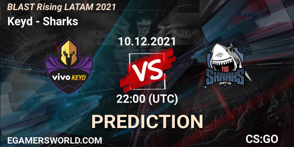 Keyd vs Sharks: Betting TIp, Match Prediction. 10.12.21. CS2 (CS:GO), BLAST Rising LATAM 2021
