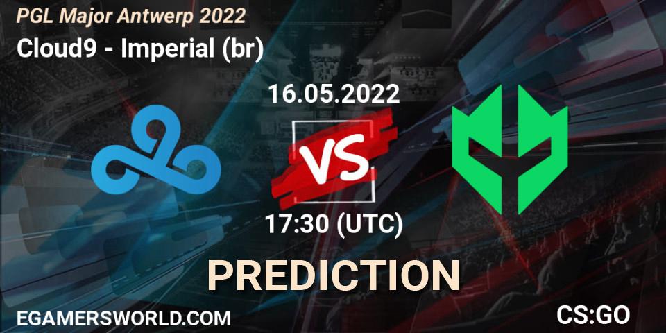 Cloud9 vs Imperial (br): Betting TIp, Match Prediction. 16.05.2022 at 18:30. Counter-Strike (CS2), PGL Major Antwerp 2022