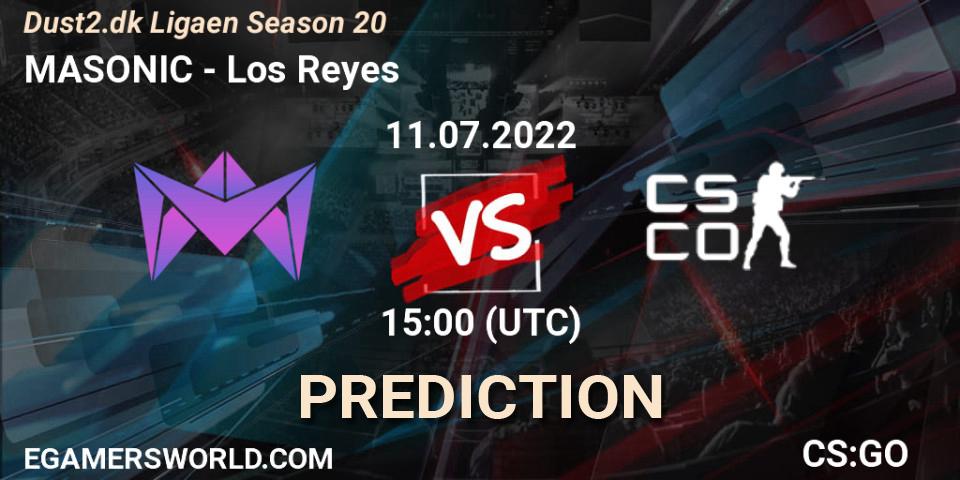 MASONIC vs Los Reyes: Betting TIp, Match Prediction. 11.07.22. CS2 (CS:GO), Dust2.dk Ligaen Season 20