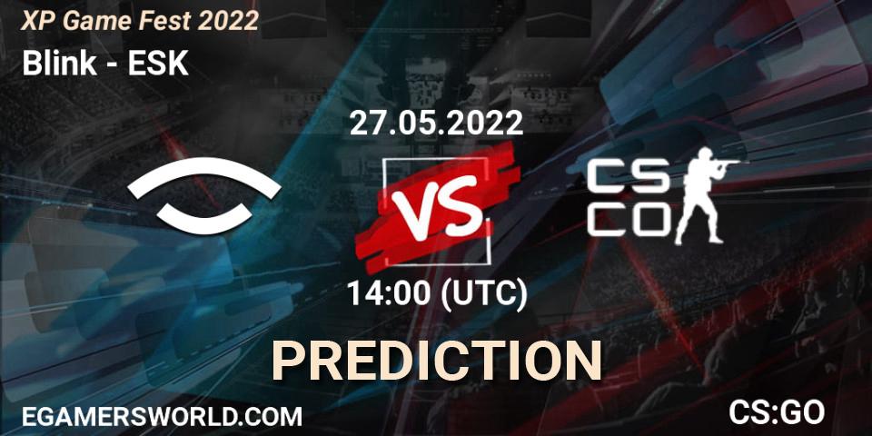 Blink vs eSportsKosova: Betting TIp, Match Prediction. 27.05.22. CS2 (CS:GO), XP Game Fest 2022