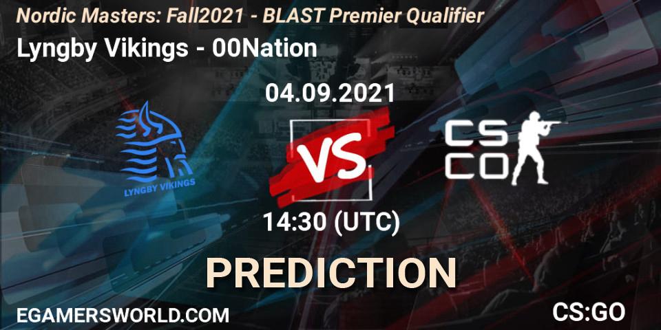 Lyngby Vikings vs 00Nation: Betting TIp, Match Prediction. 04.09.21. CS2 (CS:GO), Nordic Masters: Fall 2021 - BLAST Premier Qualifier