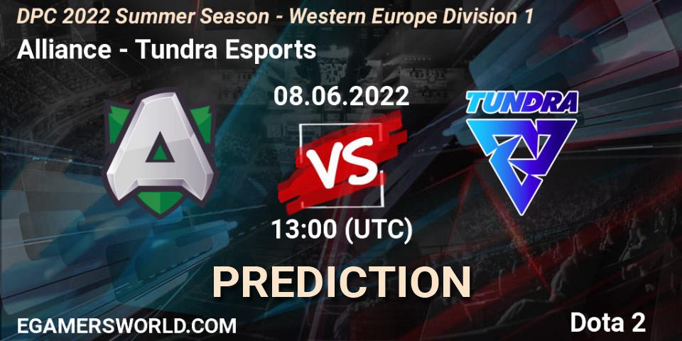 Alliance vs Tundra Esports: Betting TIp, Match Prediction. 08.06.2022 at 12:55. Dota 2, DPC WEU 2021/2022 Tour 3: Division I