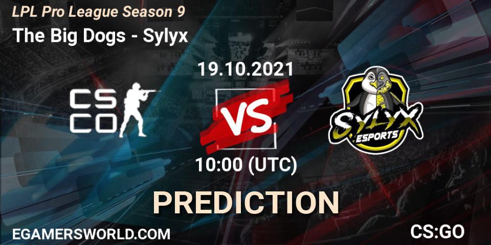 The Big Dogs vs Sylyx: Betting TIp, Match Prediction. 19.10.21. CS2 (CS:GO), LPL Pro League 2021 Season 3