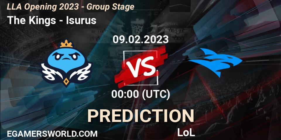 The Kings vs Isurus: Betting TIp, Match Prediction. 09.02.23. LoL, LLA Opening 2023 - Group Stage